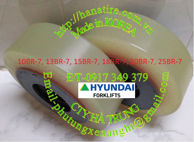 banh do pu xe nang hyundai 13br-7
