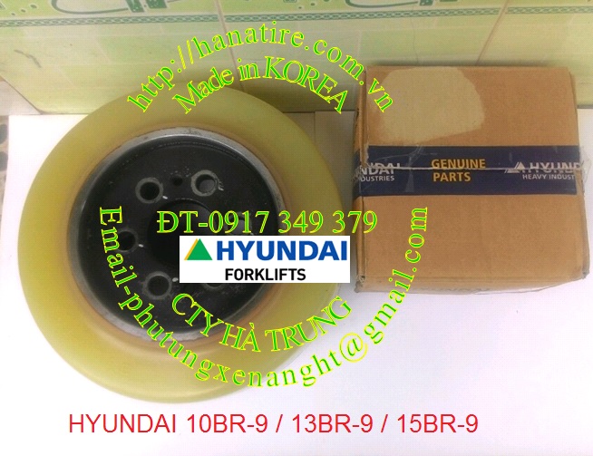 banh pu xe nang hyundai 13br-9