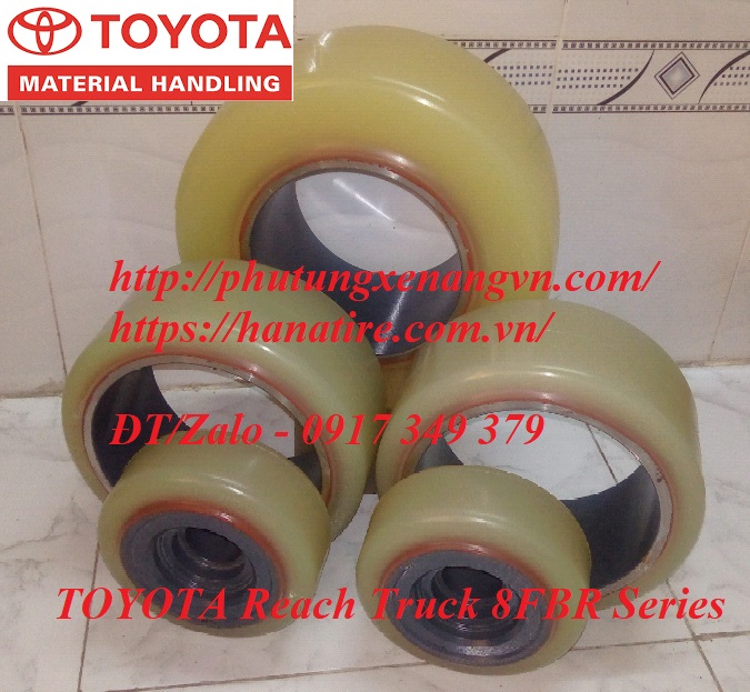banh pu xe nang toyota 8fbr10
