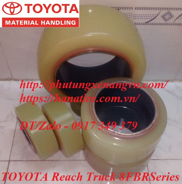 banh pu xe nang toyota 8fbr18