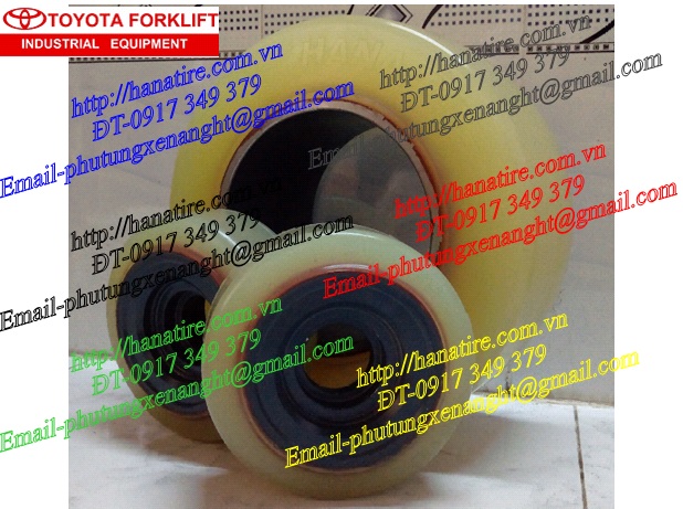 banh pu xe nang toyota forklift 