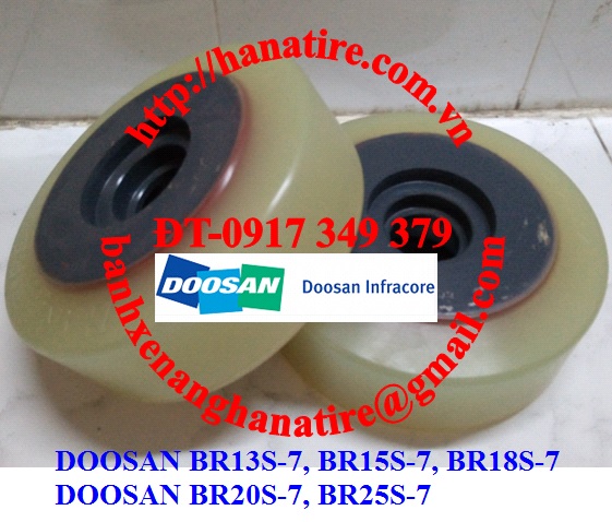banh thang bang PU xe nang doosan br13s-7 br15s-7