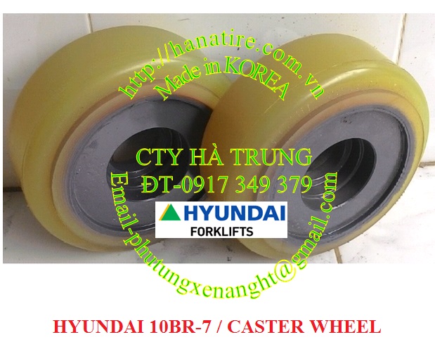 banh xe nang hyundai 10br-7 caster wheel