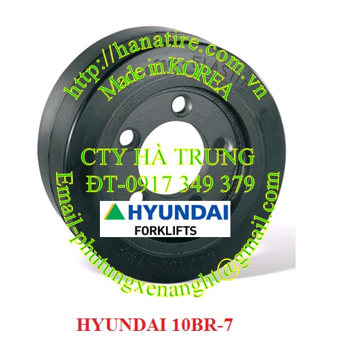 banh xe nang hyundai 10br-7