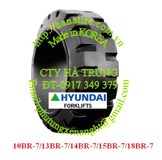 banh xe nang hyundai forklift 305x145