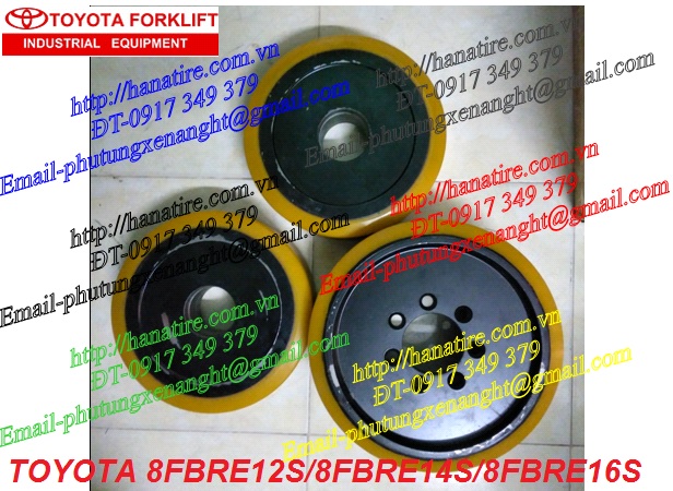 banh xe nang toyota 8fbre16s