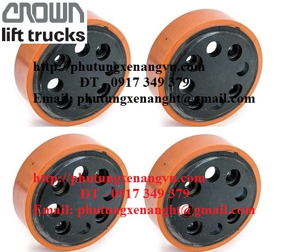 banh xe pu xe nang dien crown RD5795S