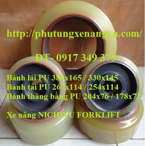 bánh xe nâng PU