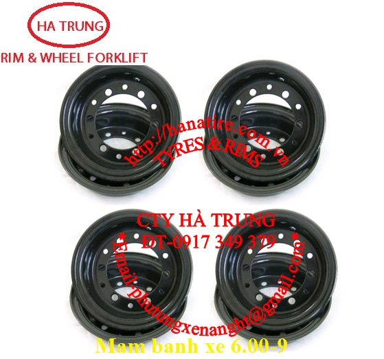 mam banh xe nang rim 6.00-9