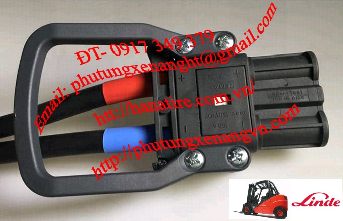 rac sac binh dien xe nang dien linde forklift