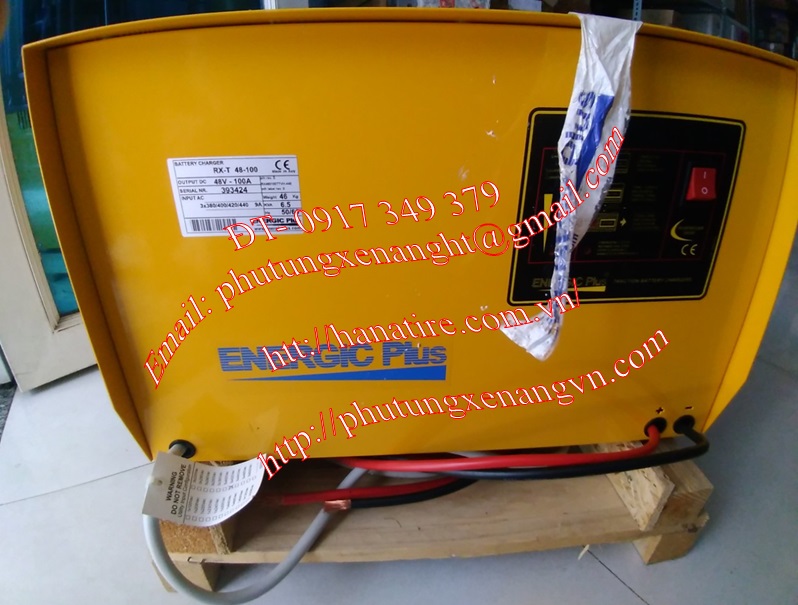 May Sac Binh Xe Nang 48V120A, Energic Plus- Made In Italy
