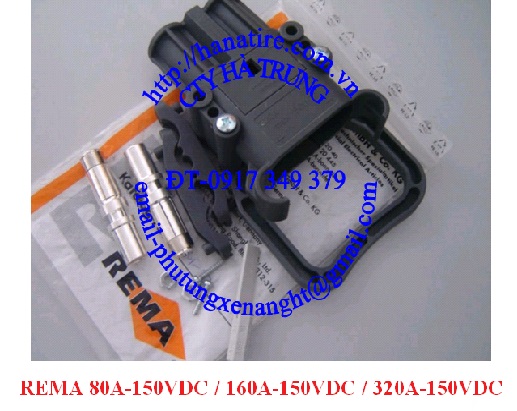 Giắc cắm sạc ắcquy Rema 160A