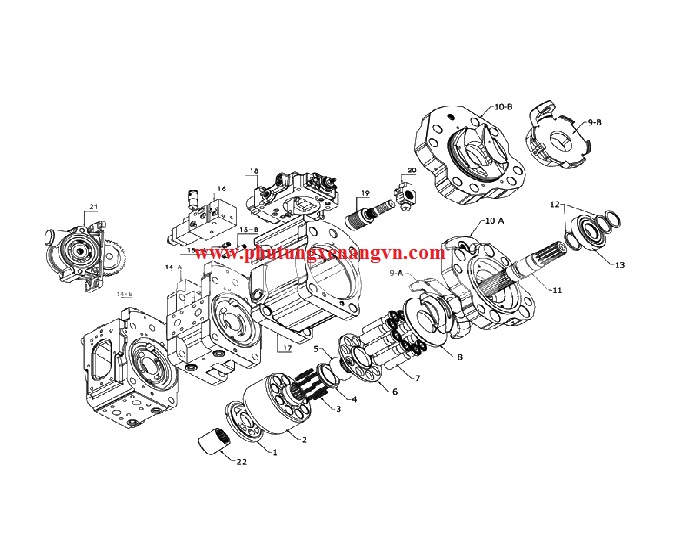 Main Hydraulic Pump 37T2C027N1011