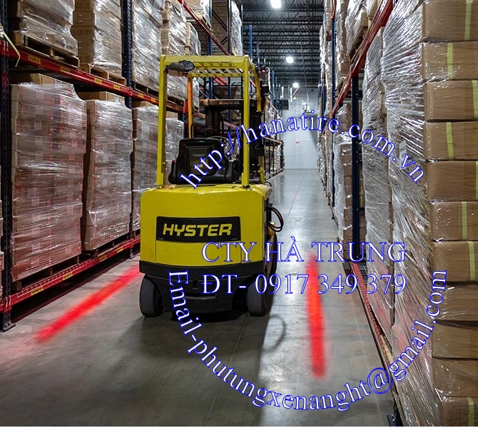 Đèn chiếu kẻ vạch vùng an toàn xe nâng HYSTER