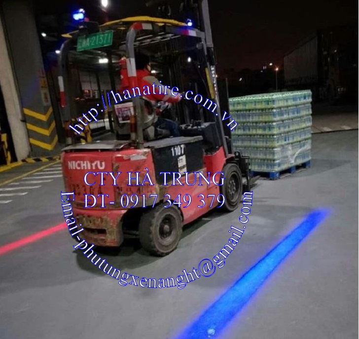 Đèn chiếu kẻ vạch xe nâng NICHIYU- Màu Đỏ