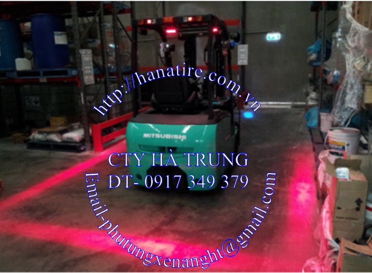 Đèn chiếu vạch an toàn xe nâng MITSUBISHI