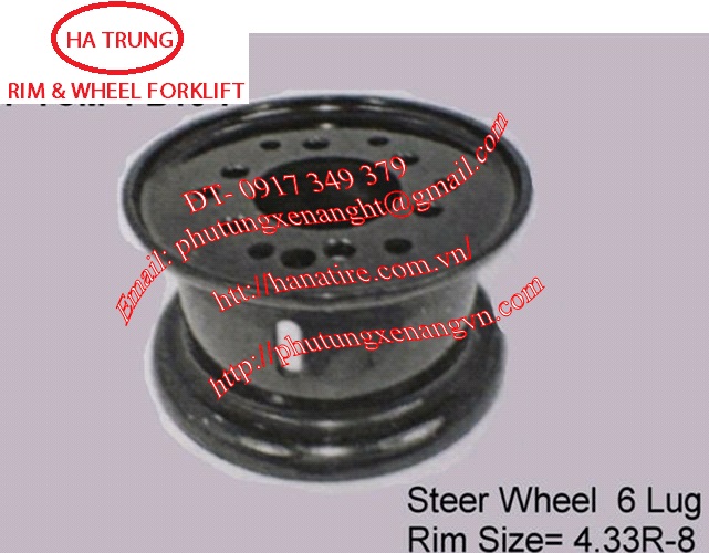 Rim wheel forklift Toyota 44409-20541-71