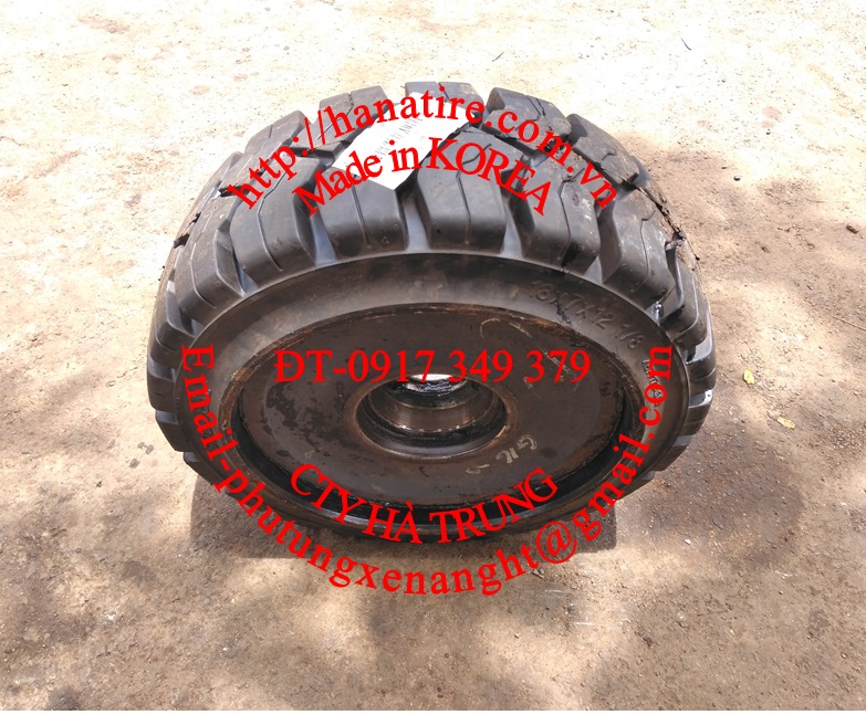Bánh Xe Nâng-Press on tire 10x5x6-1/4