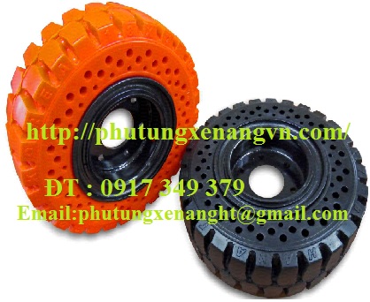 Solid tire poly urethan 500-8, 600-9, 650-10, 18x7-8