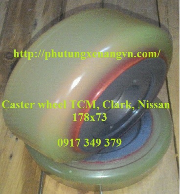 Caster wheel PU Clark CRX13 