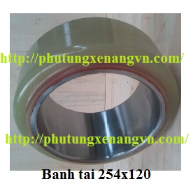 Load wheel PU 255x120 Clark forklift