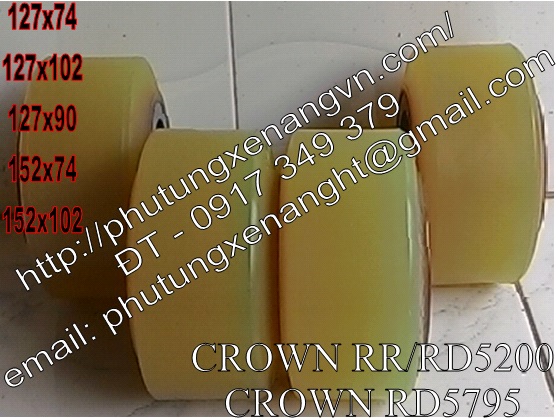 Load wheel Crown 152x74, 152x102, 127x74, 127x90