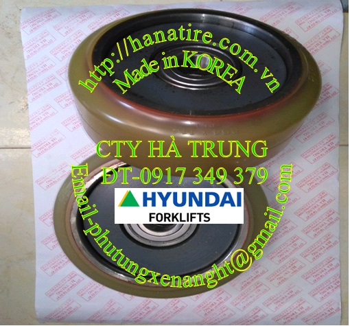banh xe nang Hyundai 13BR-7, drive wheel, load wheel, caster wheel