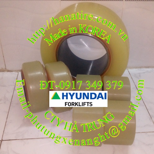 Banh xe PU, banh xe nang Hyundai 25BR-7