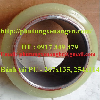 Load wheel Komatsu 254*114, 254*120, 267*114, 267*127, 267*135