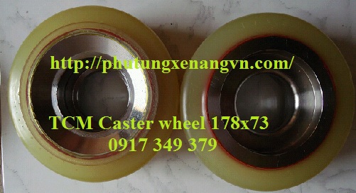 Caster wheel PU 178x73 TCM forklift