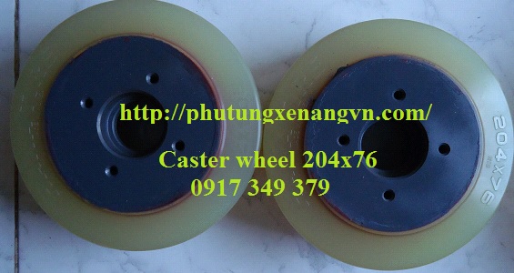 Caster wheel PU 204x76 TCM forklift