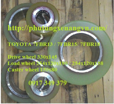 Load wheel PU Toyota 7FBR20, 7FBR25, 7FBR30